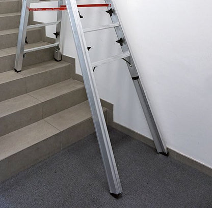 euroline 30578 PREMIUM line Alu - Stufentreppenstehleiter - Topleiter