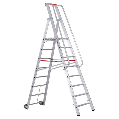 euroline 32677 PREMIUM line Alu - Stufenstehleiter mit grosser Standplattform - Topleiter