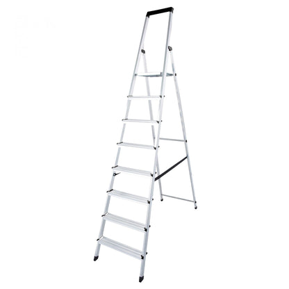 euroline 618 Alu - Haushaltsleiter mit Sicherheitsbrücke - Topleiter