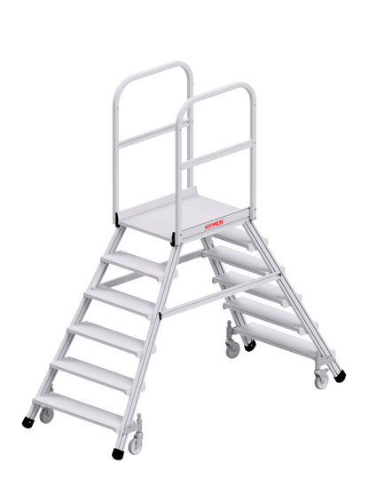 Hymer Podesttreppe 6189 fahrbar, beidseitig begehbar - Topleiter