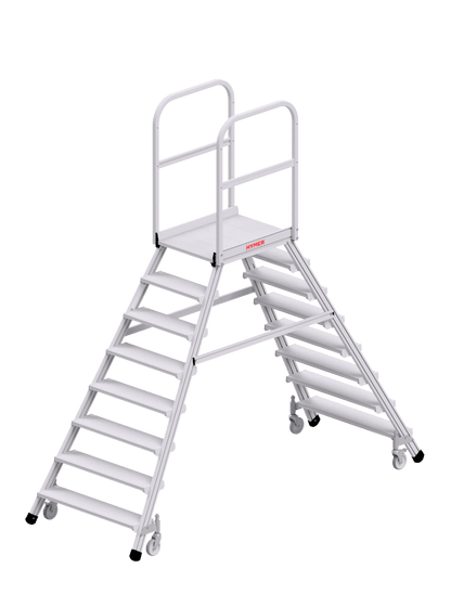 Hymer Podesttreppe 6189 fahrbar, beidseitig begehbar - Topleiter