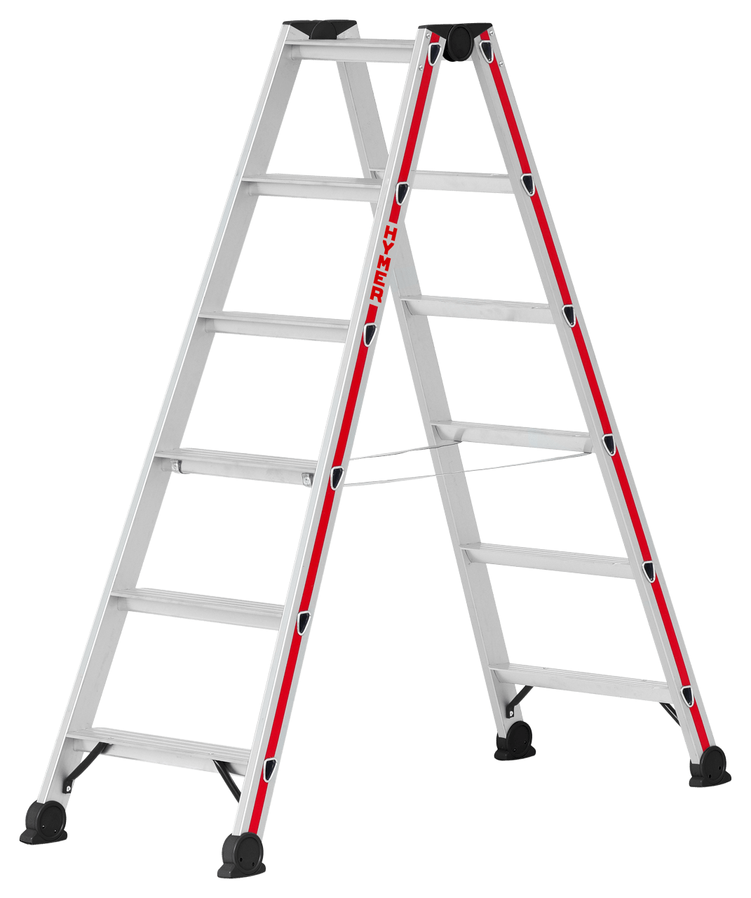 Hymer Stufenstehleiter 4024, beidseitig begehbar - Topleiter