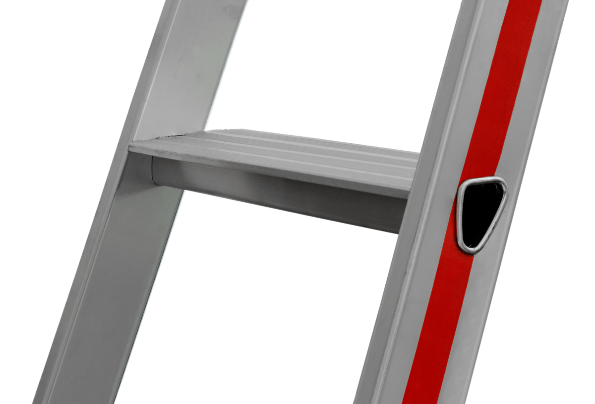 Hymer Stufenstehleiter 4124, beidseitig begehbar - Topleiter