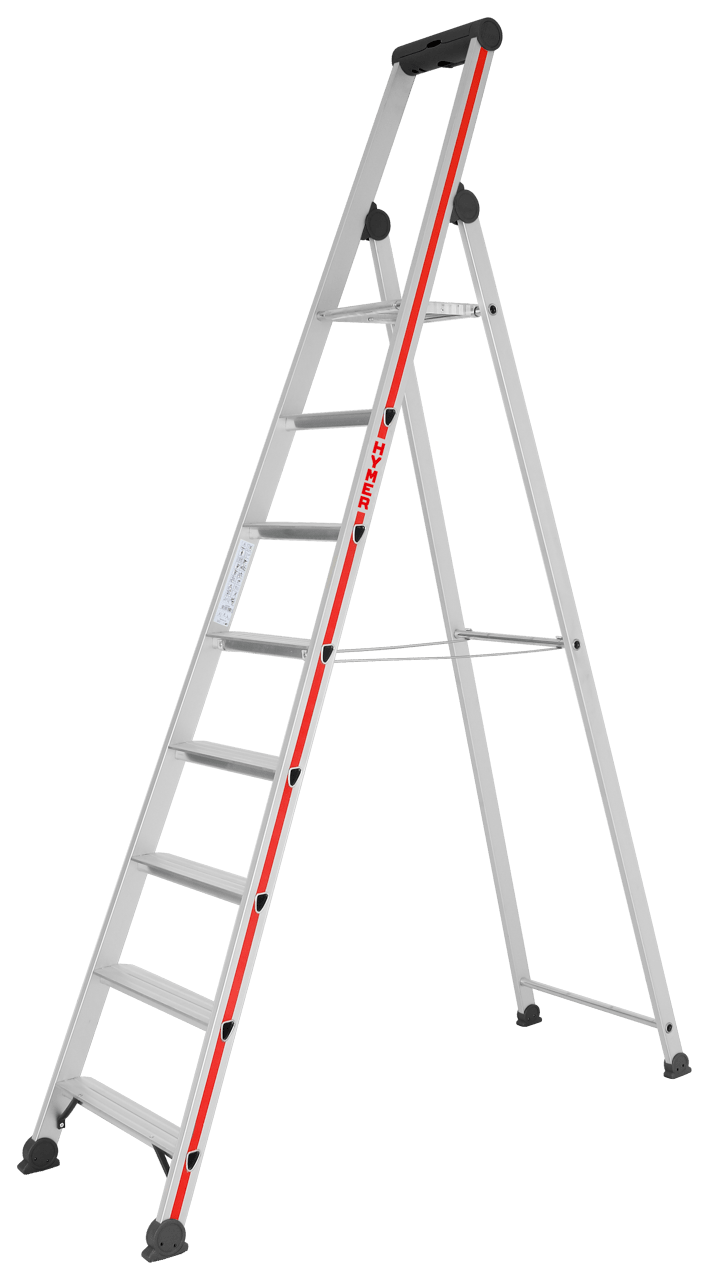 Stufenstehleiter 4126 mit Plattform, einseitig begehbar - Topleiter