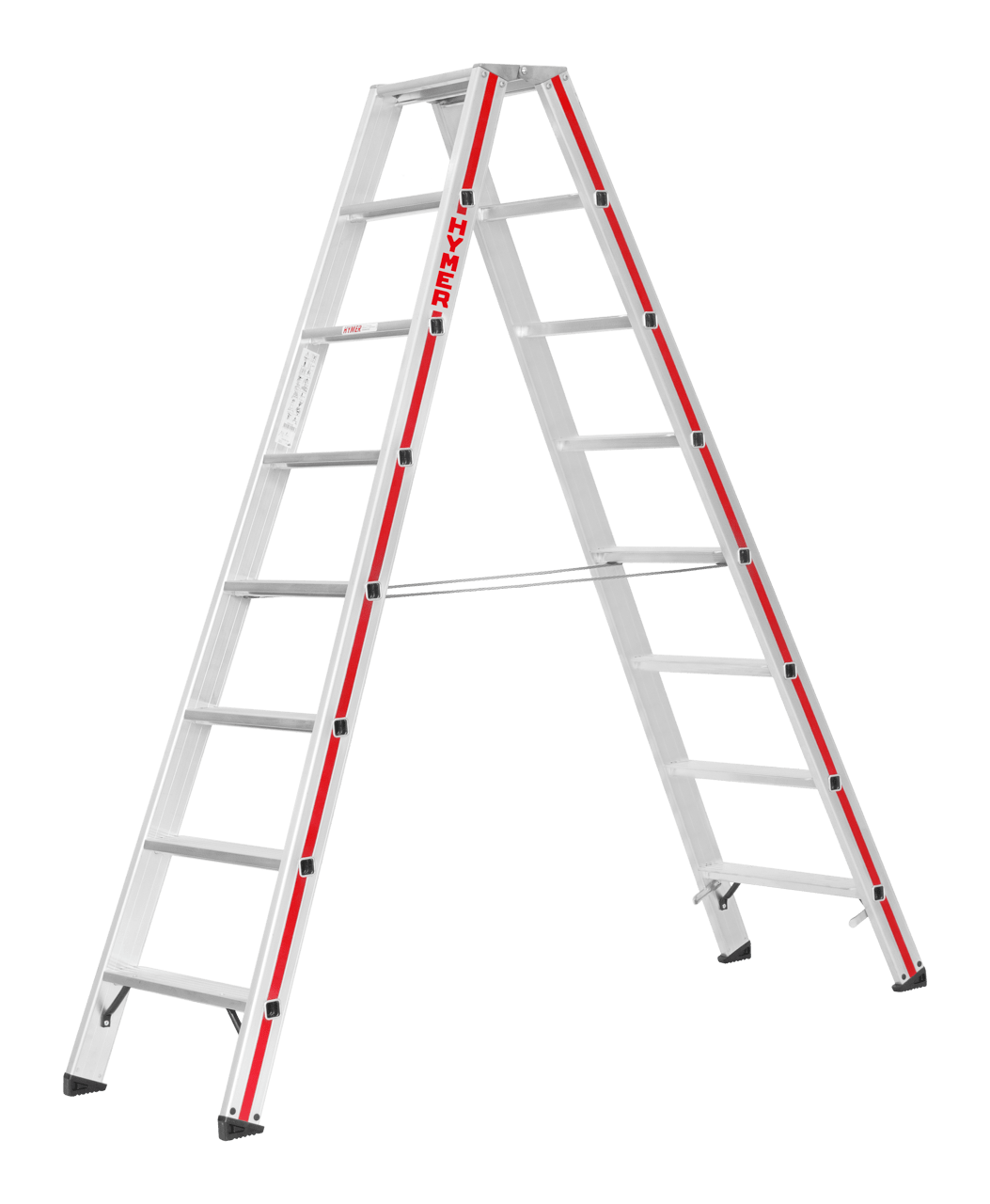 Stufenstehleiter 8024, beidseitig begehbar - Topleiter