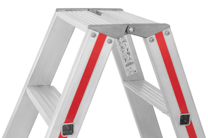 Stufenstehleiter 8024, beidseitig begehbar - Topleiter