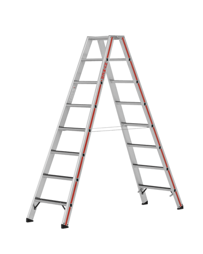 Stufenstehleiter 8624 R13, beidseitig begehbar - Topleiter